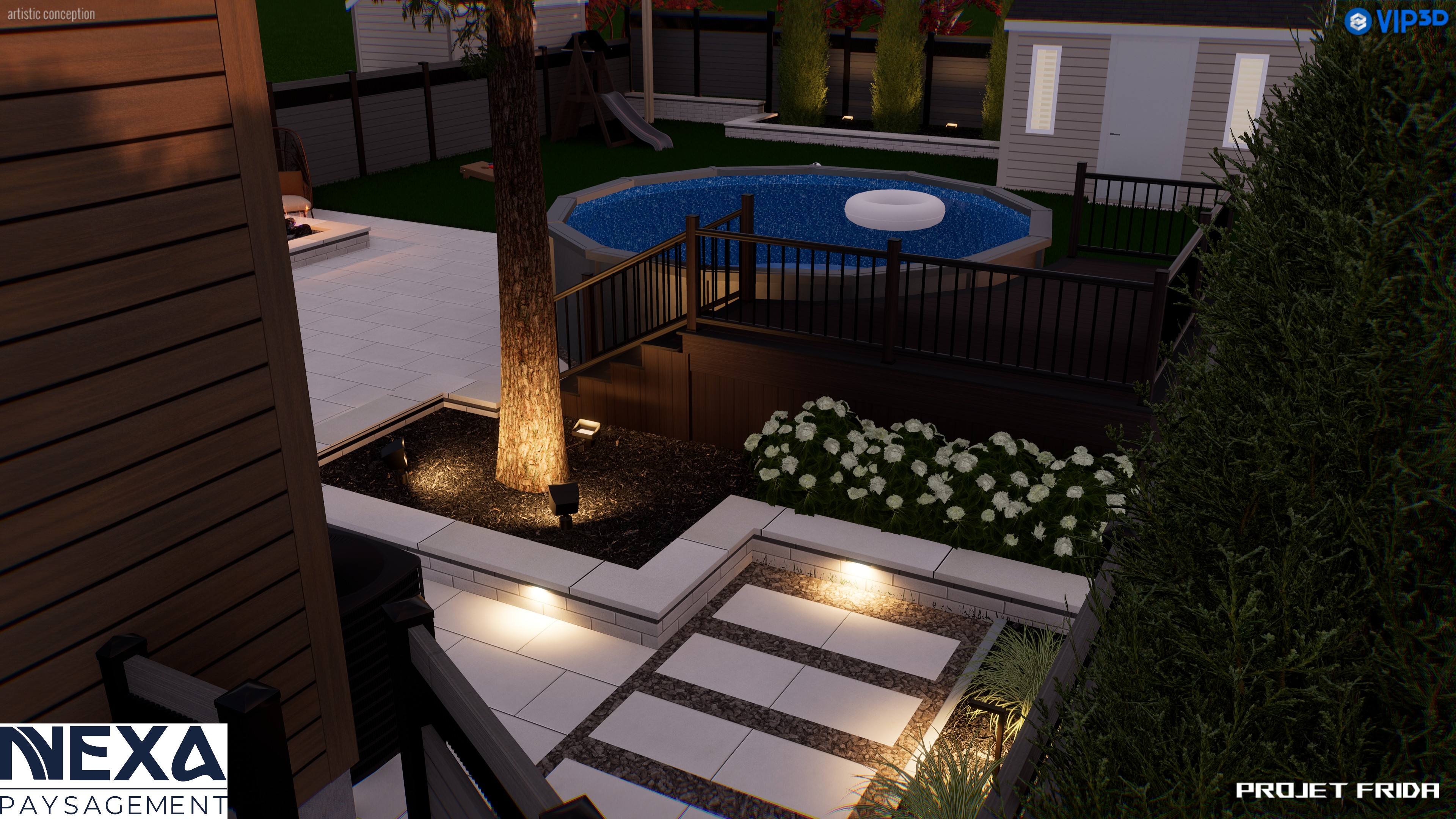 Conception 3D - Projet Frida, vue 1